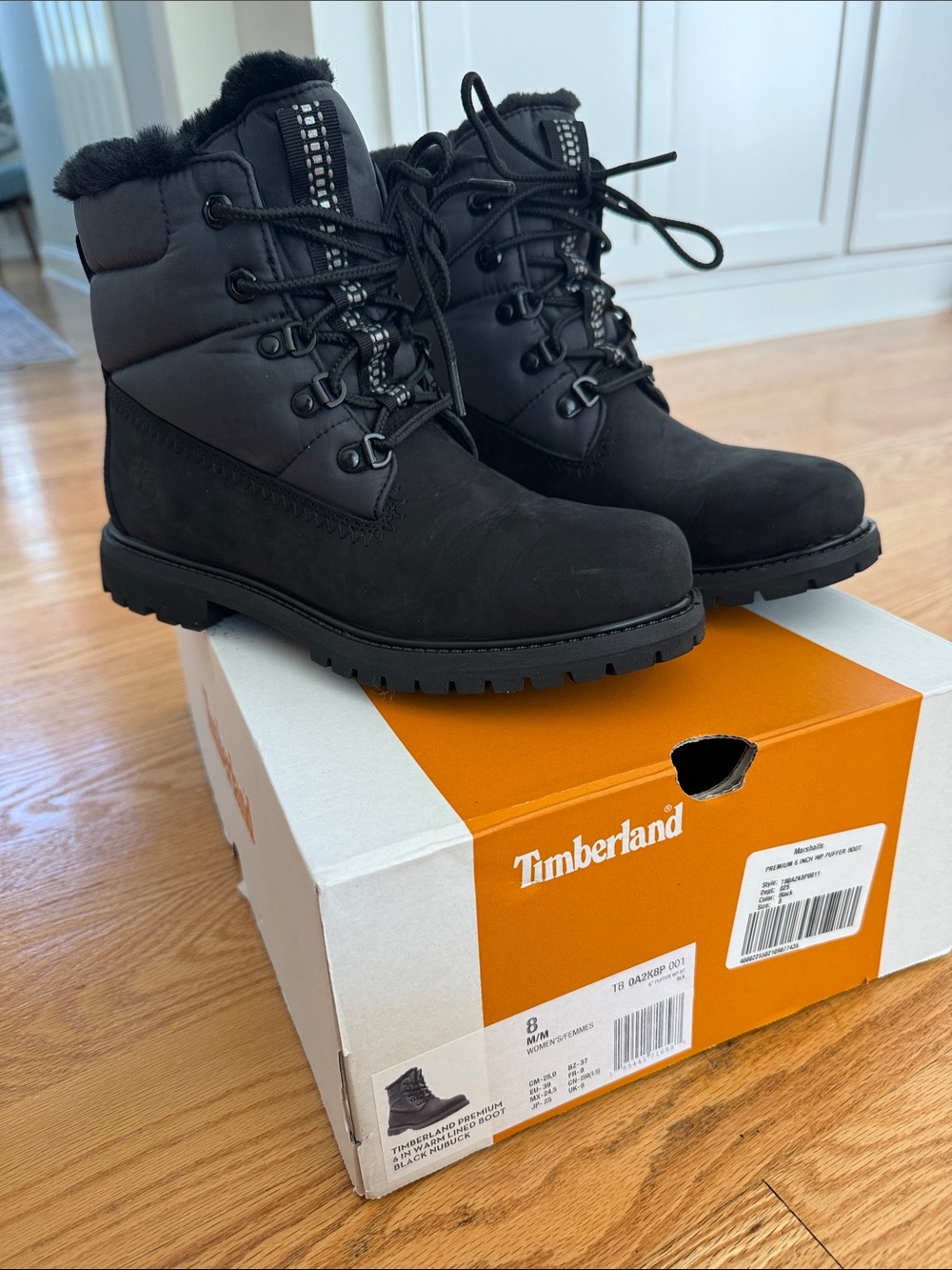 Timberland women’s Black Waterproof Winter Boots